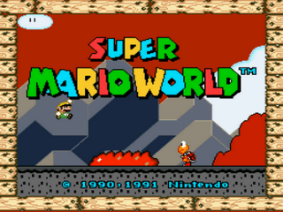 Super Mario World - Barren Title Screen